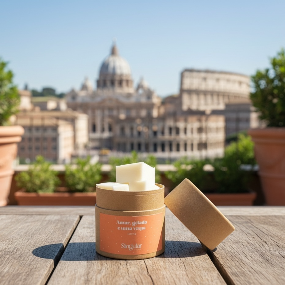 Amor, gelado e uma vespa