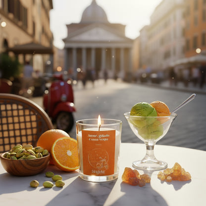 Amor, gelado e uma vespa