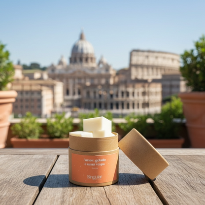 Amor, gelado e uma vespa